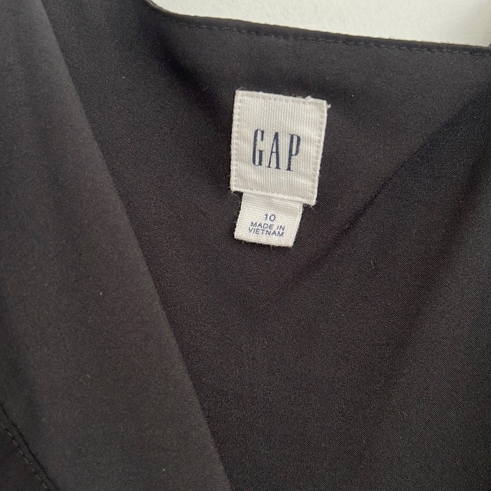 Gap Button Front Sundress With Adjustable Tie Sho… - image 3